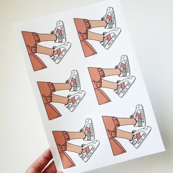 LB018 PoshStyle Sneaker Sticker [Price Firm] - Picture 5 of 8